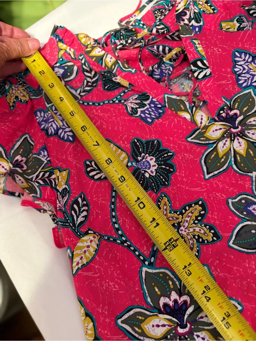 LOFT Women’s Pink Floral Short-Sleeve Dress